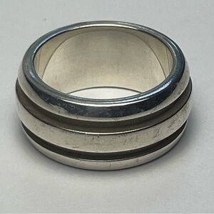 Tiffany & Co. Silver Atlas Groove Ring